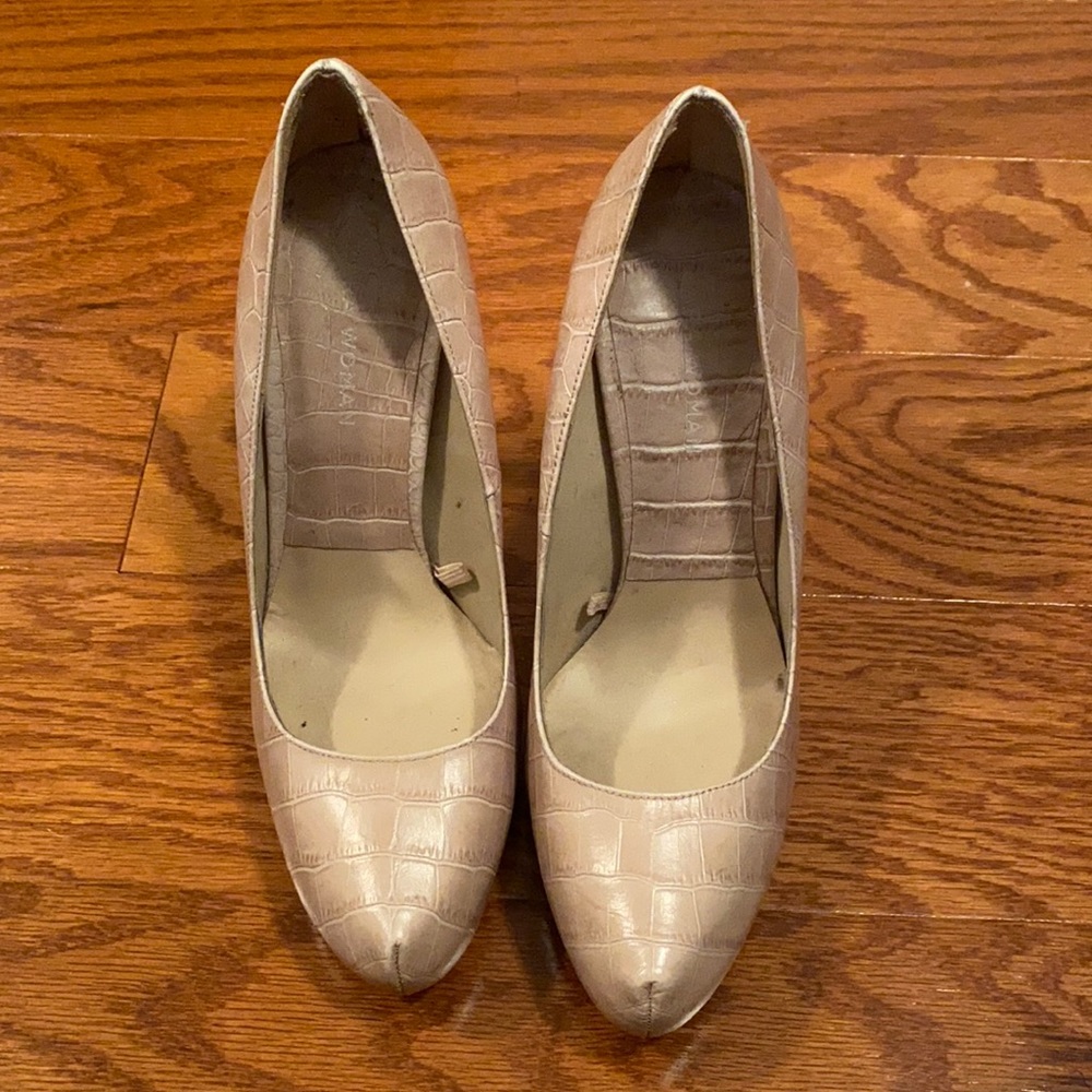 Zara Pink Platform Heels